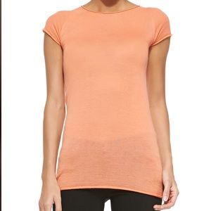 Donna Karan Seamless Cashmere Top Melon